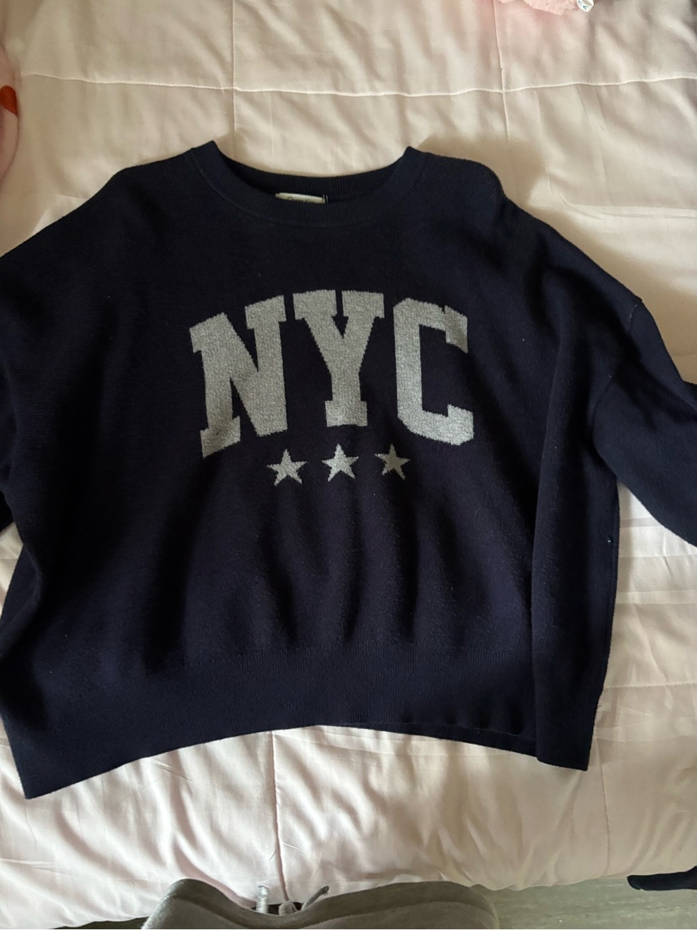 NYC Crewneck Sweater - Navy